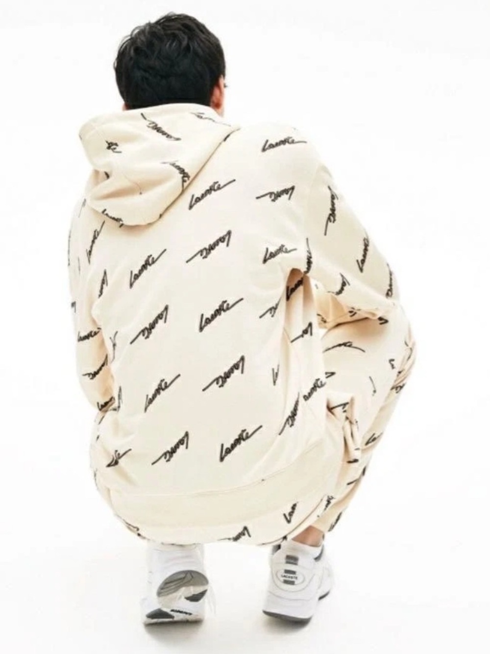 Lacoste Logo Hoodie Sweatshirt Men’s XXL Relaxed Pullover Lacoste LIVE Ret. $180
